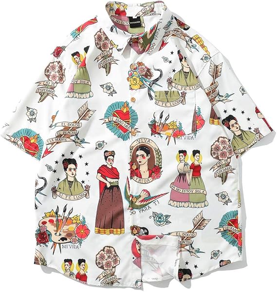 Chemise pour Homme Slim Spring Fashion Plus Size Print ...