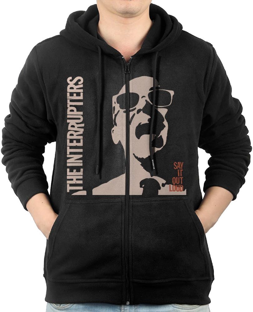 Men's The Interrupters Say It Out Loud Full Zip Cotton Sweatshirt