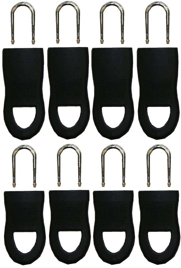 Targarian Zipper Repair - Reißverschluss Reparaturset - 8-teilig - Zippertausch schnell and einfach by