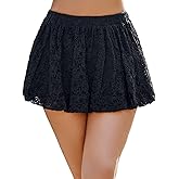 Avidlove Women Lace Skirts Mini Skirts Short Casual Skirts y2k Going Out Skirts Pleated Skirt