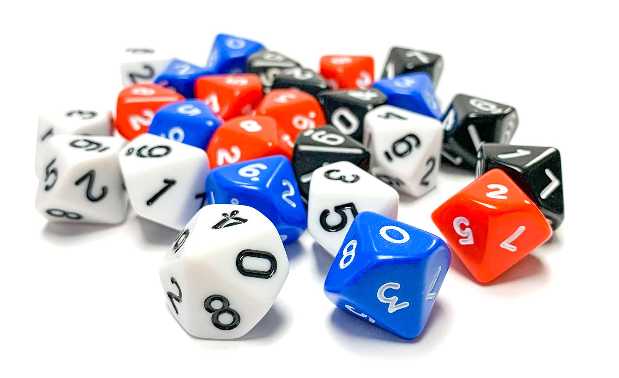 Warlord Games 26x 10 sided dice perfect for Bolt Action, Judge Dredd, DnD and Warhammer - D10 Dice (26)