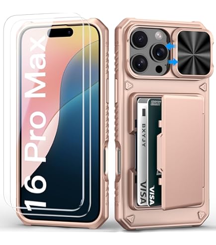 Amazon.com: BXYJY for iPhone 16 Pro Max Phone Case Wallet, Built