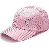 YeeHeen Sequins Baseball Cap Glitter Hat Shiny Hip Hop Hat