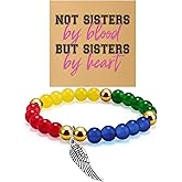 Best Friend Bracelet for Women Bestie Soul Sister Birthday Jewelry Friendship Bracelet for Women Work Bestie Sister Birthday Gifts Friends Sentimental Gifts Christmas Graduation Gift for Female
