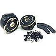 Treal Brass Front Steering Blocks Knuckles(2) for Element Enduro Sendero and Trailrunner IFS (Black)