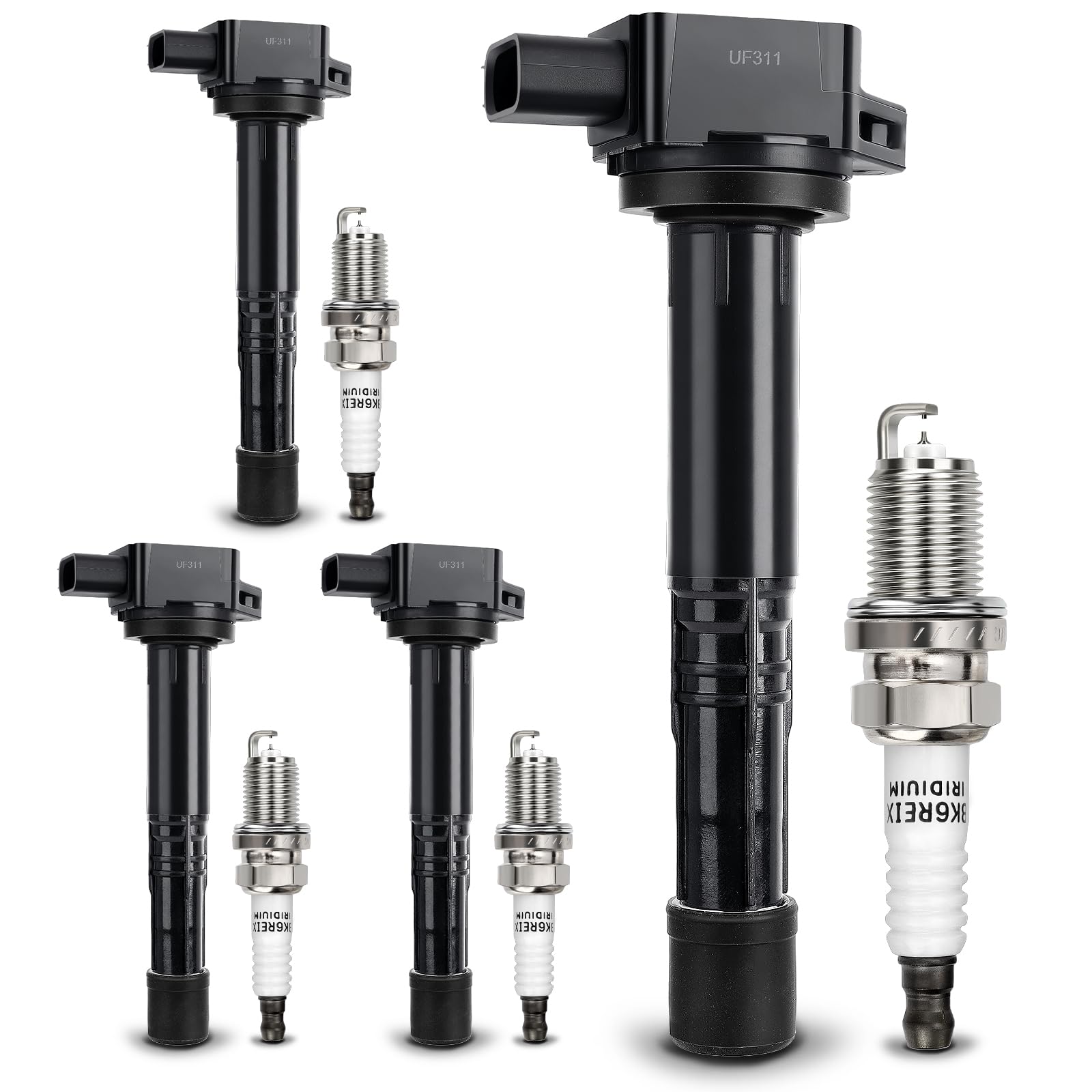 UF311 Ignition Coil & 9807B-561BW Double Iridium