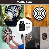 Flintronic Dartboard Bracket Hanging Kit – Wall Mount, Black, Includes Screws view 6