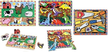 melissa and doug chunky dinosaur puzzle