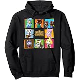 Animal Crossing Group Shot Panels Pullover Hoodie