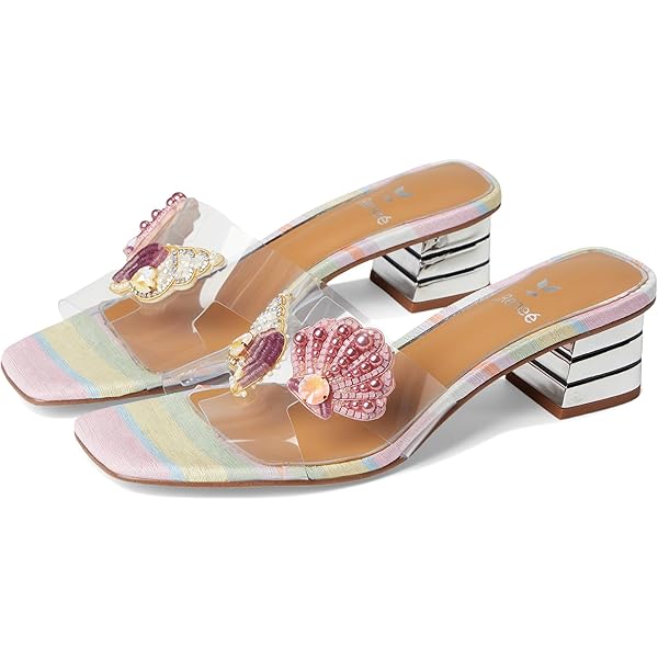 Amazon.com | J Renee Kamelia Womens Sandal 9 BM US ClearBlackMulti