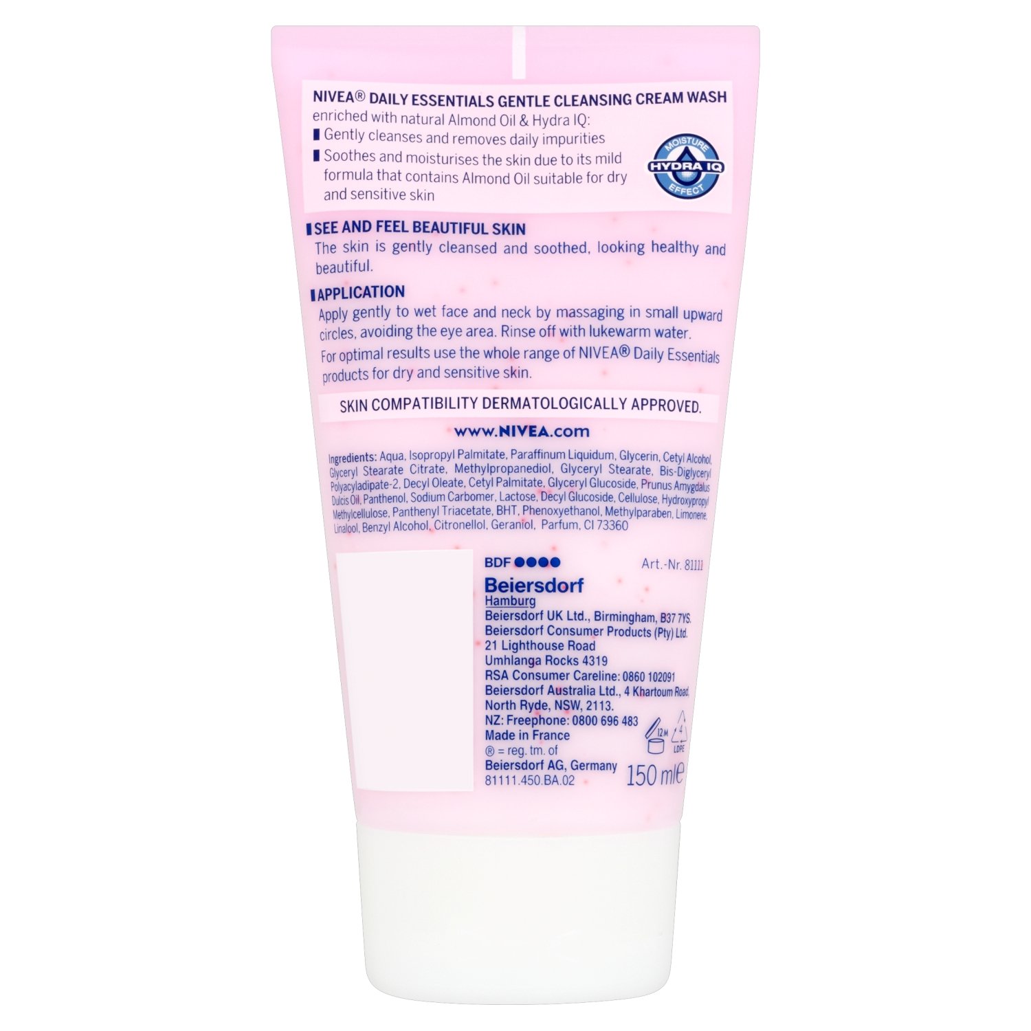 nivea gentle cleansing cream