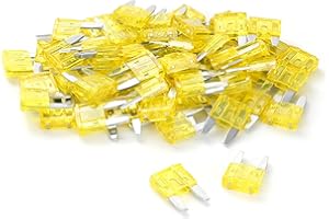 GOODSEN (60Pcs) 20 Amp Mini Car Fuses, 20A Automotive Fuses, Automotive Replacement Fuses, Blade Fuse for Car/RV/Truck/SUV/Motorcycle/Boat