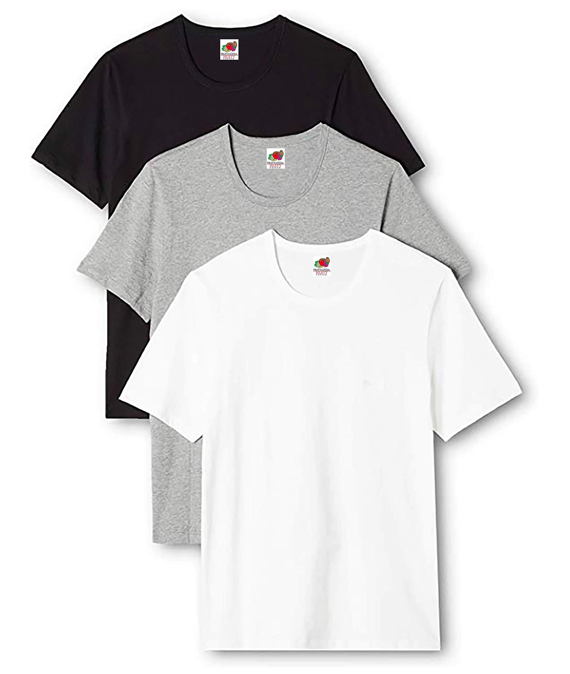 Fruit of the LoomMen's Heavy T-Shirt Pack of 3OEKO-TEX STANDARD 100