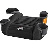 Chicco GoFit Backless Booster Car Seat, Travel, Portable Car Booster Seat for children 40-110 lbs. - Knight/Black, 1 Count (P