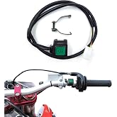Handlebar Engine Start Switch Universal Motorcycle ATV UTV, Green Button