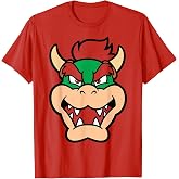 Nintendo Super Mario Bowser Large Face Chest Portrait T-Shirt