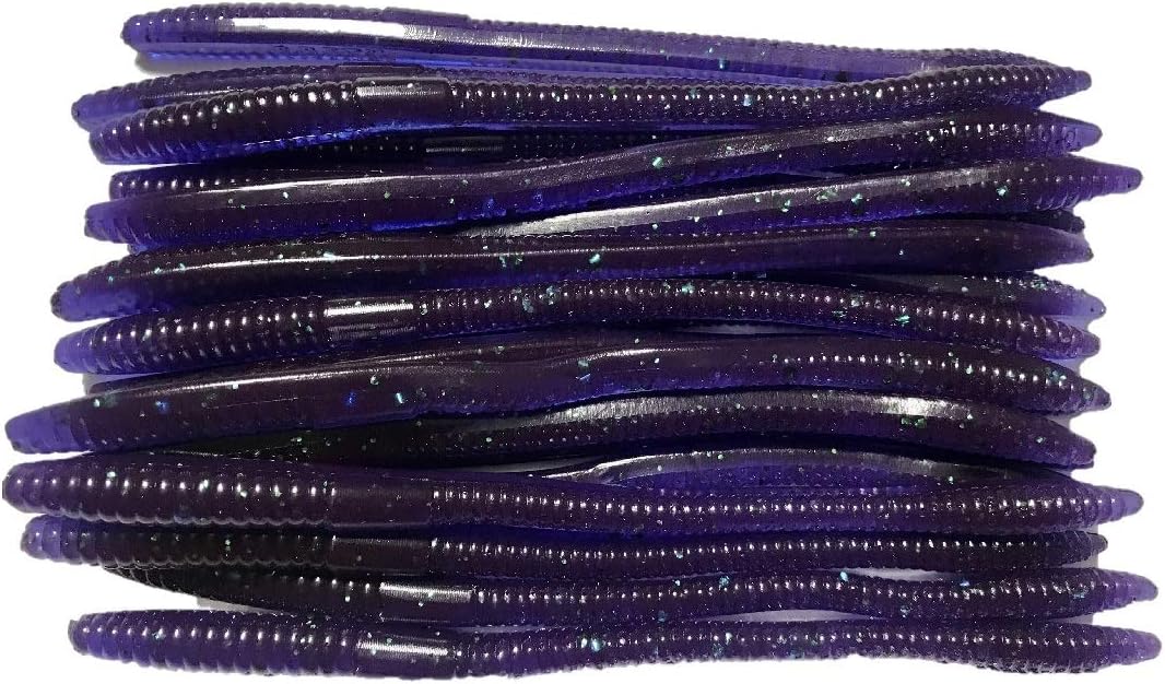 black plastic worms for bass