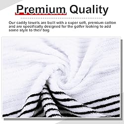 Mixweer 2 Pcs Caddy Golf Towel 22" x 42" Large Golf