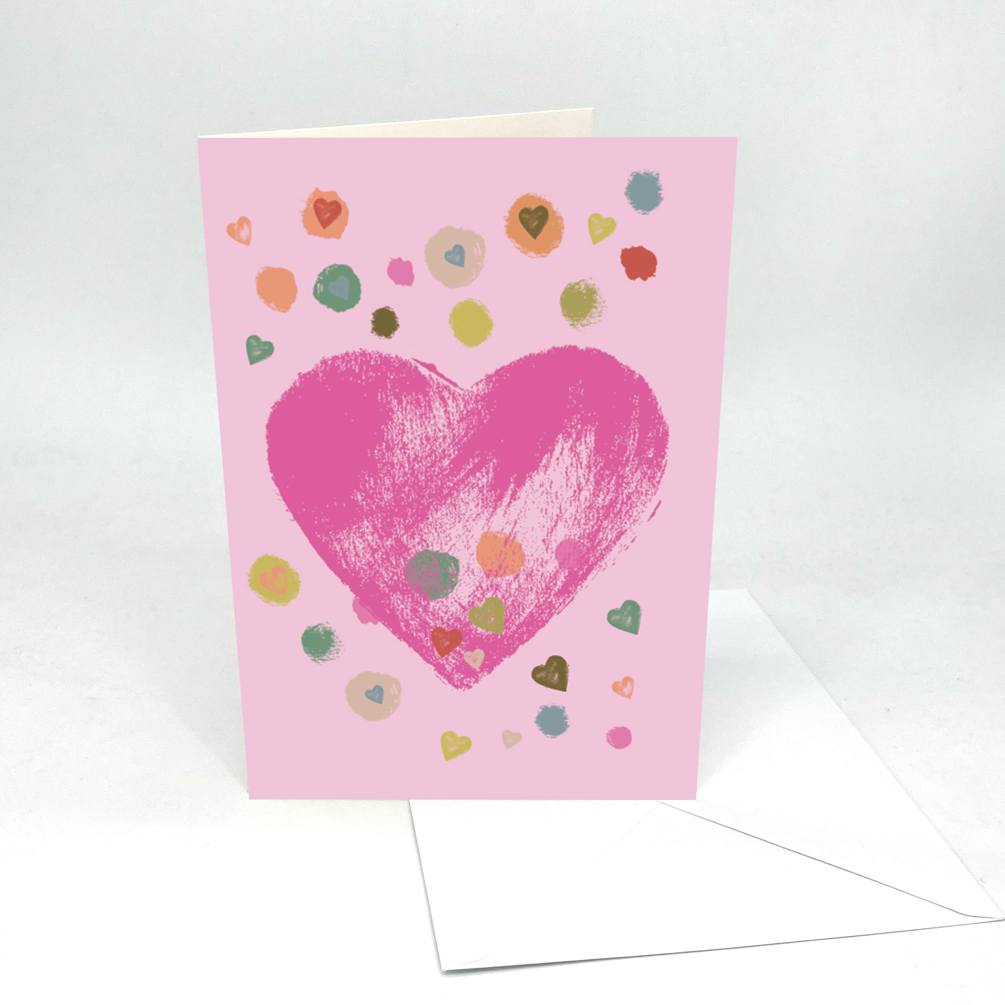 Valentine’s Audio Card for Him or Her | Record Your Own 30 second Message | Design: Heart Confetti