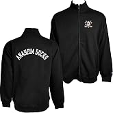 Blue 84 NHL unisex-adult Nhl Officially Licensed Full Zip Sweatshirt Twill Embroidery Front/Back