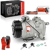 A-Premium Air Conditioner AC Compressor with Clutch | Compatible with Toyota Tundra 2007-2009, 4Runner 2003-2009, Sequoia 2001-2007 &amp; Lexus GX470 2003-2009