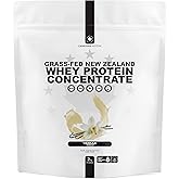 Canadian Protein Grass-Fed New Zealand Whey Concentrate 24g of Protein | 2 kg of Vanilla Low Carb Keto Friendly Workout Recov