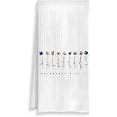 ROXMART Floral Christian Kitchen Towels, Galatians 5:22-23 Bible Verse Dish Tea Towels, Christian Gifts for Women Faith Decorative Hand Towel for Bathroom Kitchen, 16x24 Inch