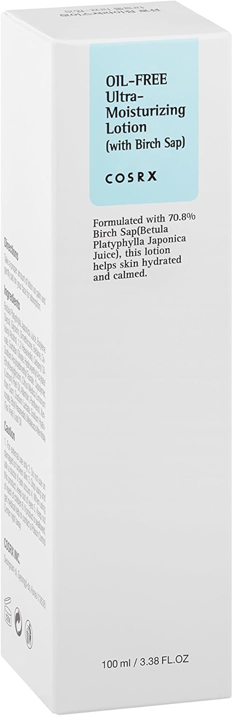 cosrx moisturizing lotion with birch sap
