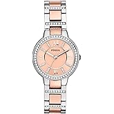 Fossil Women's Virginia Quartz Stainless Steel Three-Hand Watch
