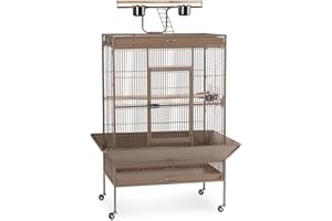 Prevue Pet Products Wrought Iron Select Bird Cage 3154COCO, Coco Brown, 36-Inch by 24-Inch by 66-Inch