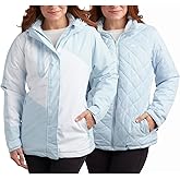 Spyder Womens Ski Jacket - Faux Fur Lined Insulated 3 in 1 Puffer Jacket - Reversible Quilted Winter Coats for Women