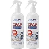 CleanSmart CPAP Disinfectant Spray for Face Mask and Hose, 16 oz (2 pack) | Hypochlrous Acid Spray Kills 99.9% of Bacteria and Viruses on CPAP Equipment, Reservoirs, Tubing, Leaves No Fumes or Residue