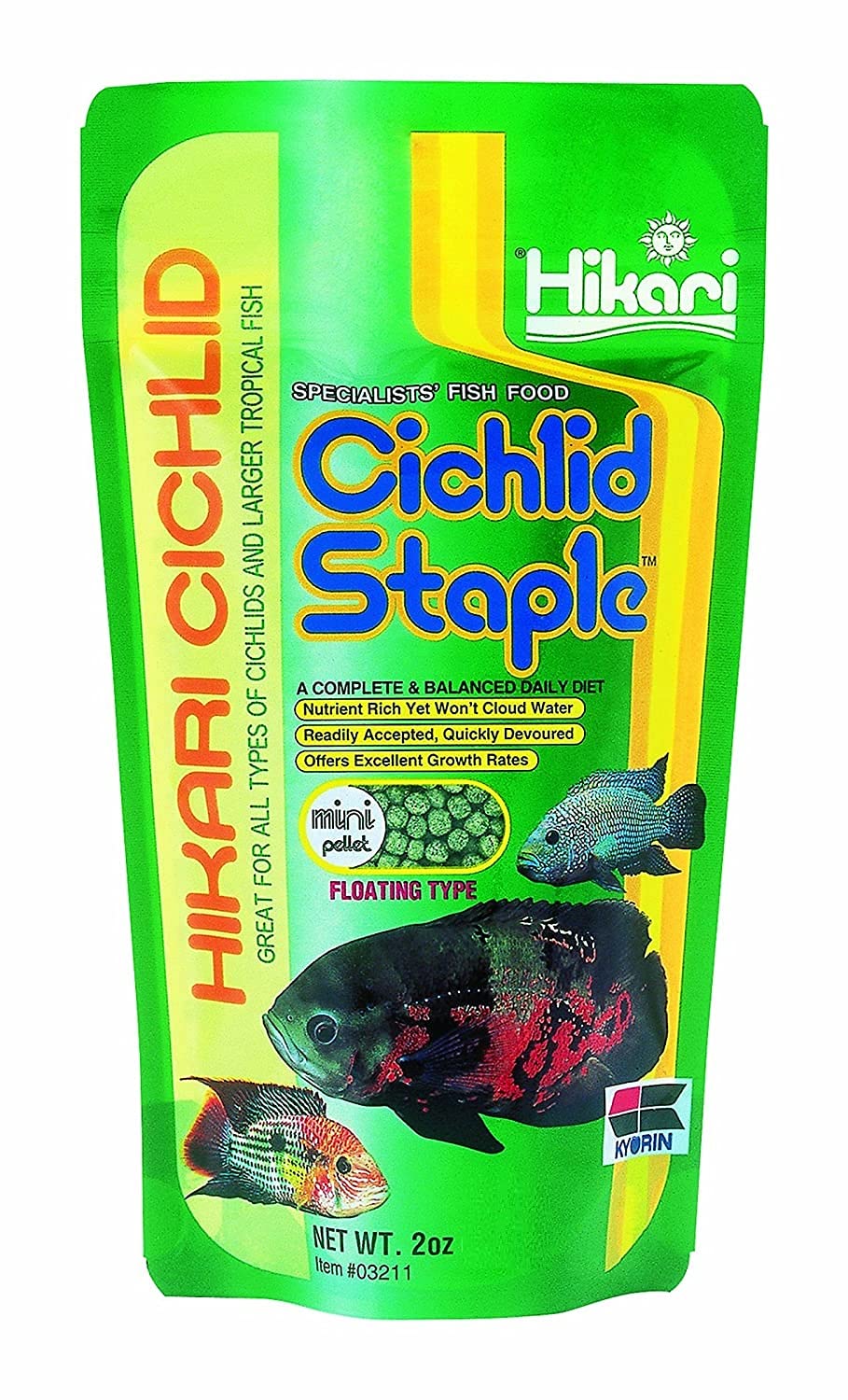 Hikari Cichlid Staple Mini Pellet 250g [Misc.]