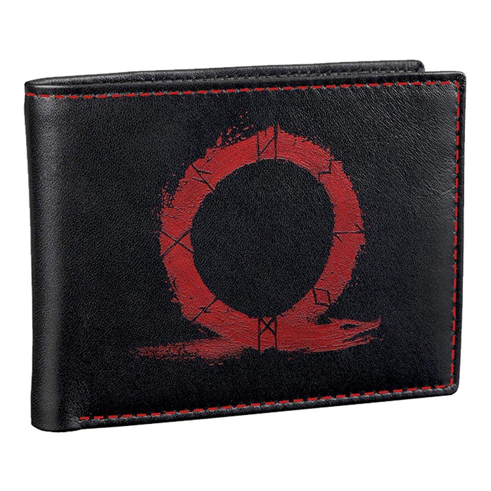 Gaya God of War Wallet Coin Pouch, 19 cm, Black/Red