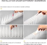 OFFO Bird Spikes High 10cm Anti Pigeon Deterrent 1.2m Frosted Clear view 6
