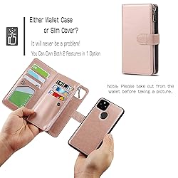 iCoverCase for Google Pixel 4a 5G Wallet Case with