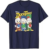 Disney DuckTales Dewey Huey & Louie Vertical Panels Logo T-Shirt