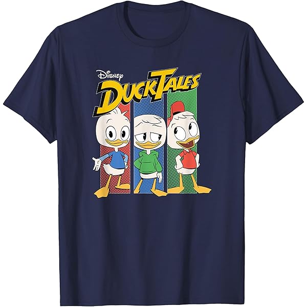 Amazon.com: Disney DuckTales Group Shot Comic Box Up T-Shirt