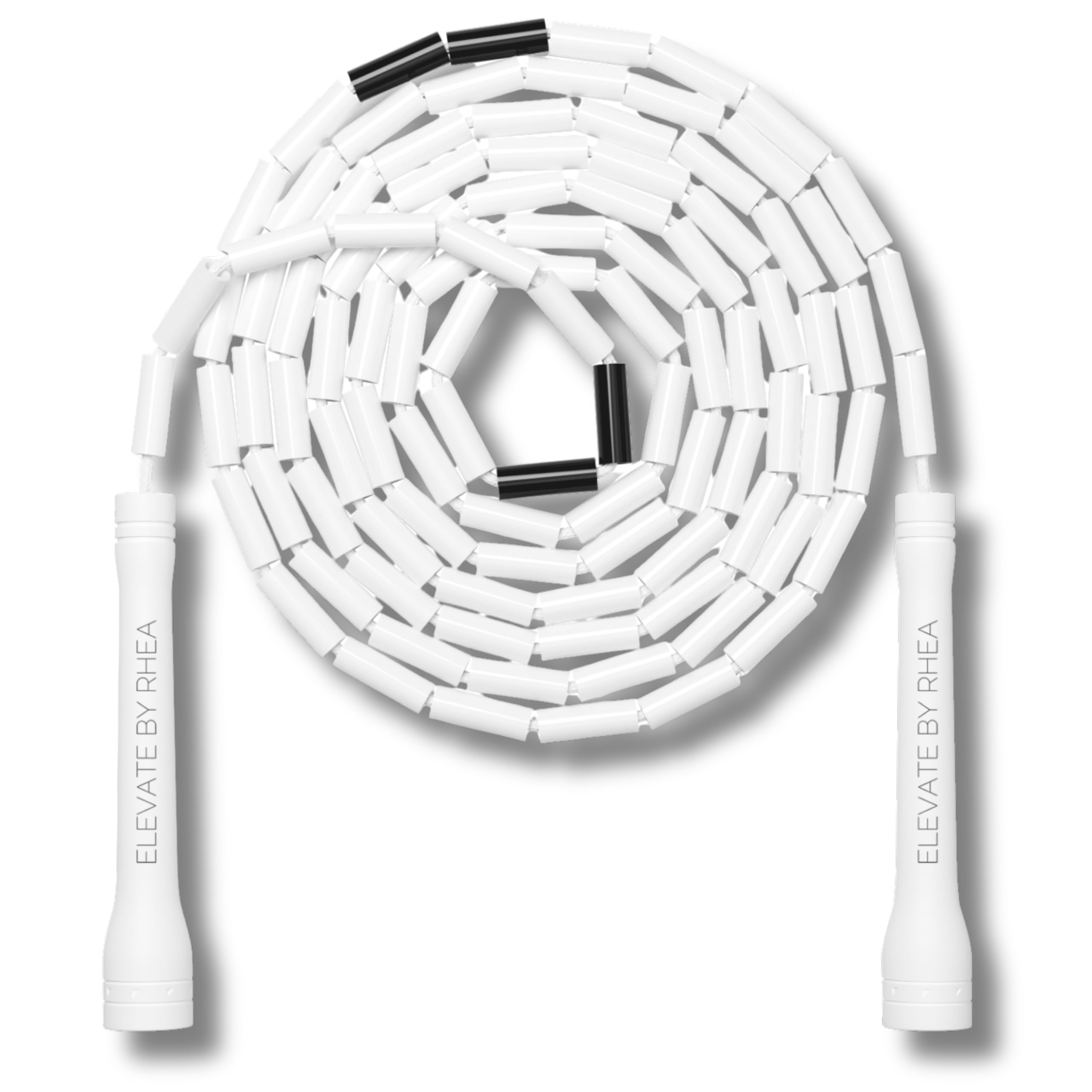 Elevate Rope Beaded Skipping Rope Adjustable 3 m with Free Training App – Rhythm & Control for Cardio, Freestyle, Footwork & Beginners