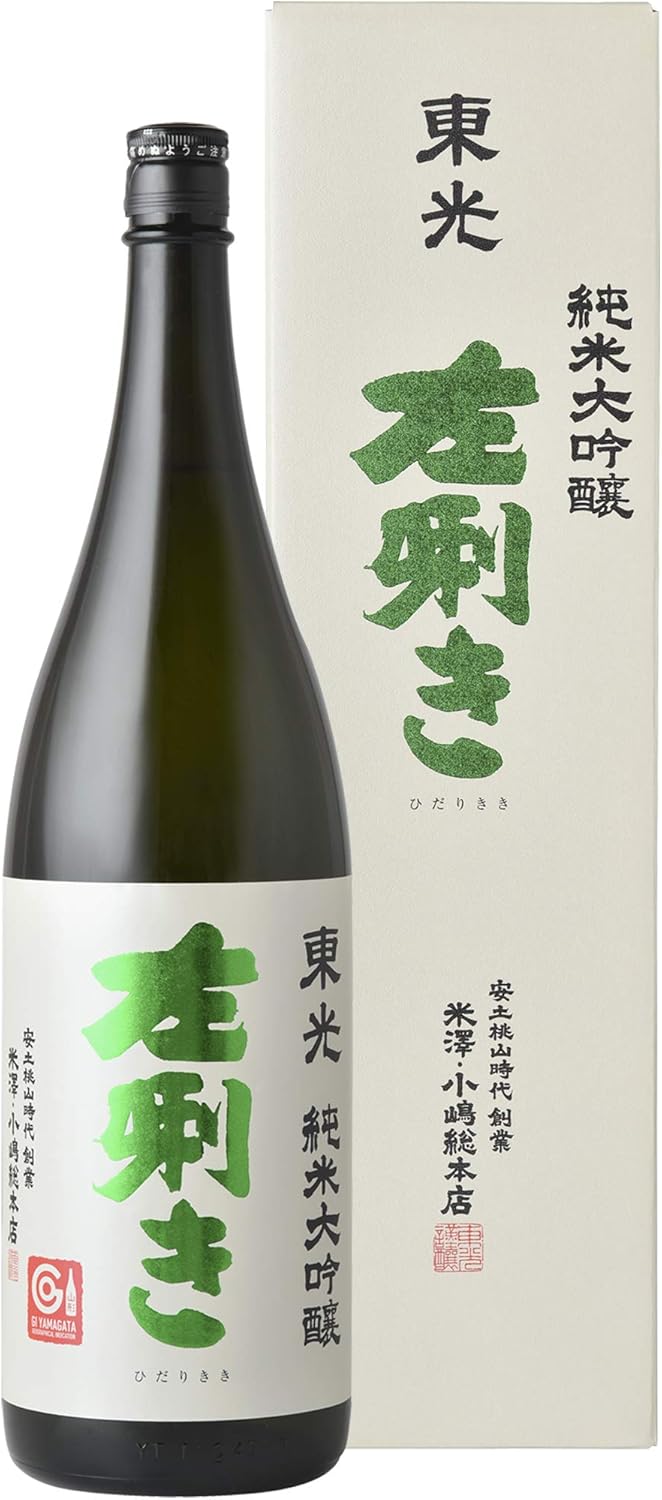 Amazon Co Jp 東光 純米大吟醸 左唎き 日本酒 山形県 1800ml 食品 飲料 お酒