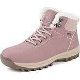 Mishansha Snow Boots for Women – Waterproof Winter Hiking Boots with Warm Fur Lining, Anti-Slip Sole, Insulated Outdoor Cold Weather Booties