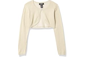 Amy Byer Girls' Long Sleeve Shrug Cardigan