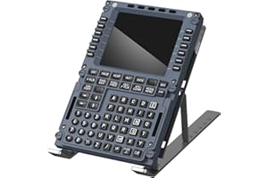 WINGFLEX Full-Size Airbus MCDU for Flight Simulator, IPS HD Screen, Auto Brightness, Plug-and-Play, Physical Mode Switch (Cap