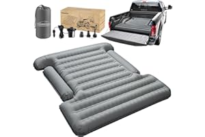 Kaishengyuan Upgraded Truck Bed Air Mattress for Full Size Short Pickup Beds, 5.5-5.8 Ft Inflatable Bed Mattress for Ford/Dodge Ram/GMC/Chevy Silverado Truck Bed Mat Outdoor Camping Sleeping Pad