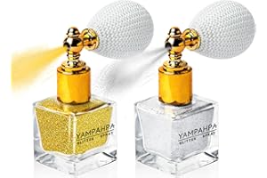 YAMPAHPA Silver Body Glitter Spray, Gold Glitter Spray for Hair and Body Glitter Makeup, Extra Fine Hair Glitter for Rave Nail Christmas Craft Clothes