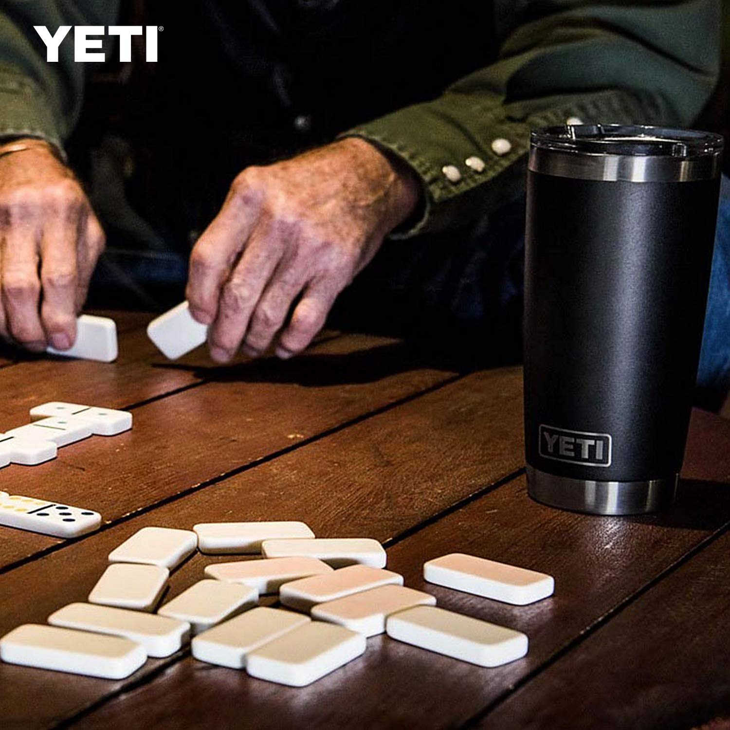 YETI Rambler 20 oz Tumbler Stainless Steel Vacuum Insulated MagSlider Lid