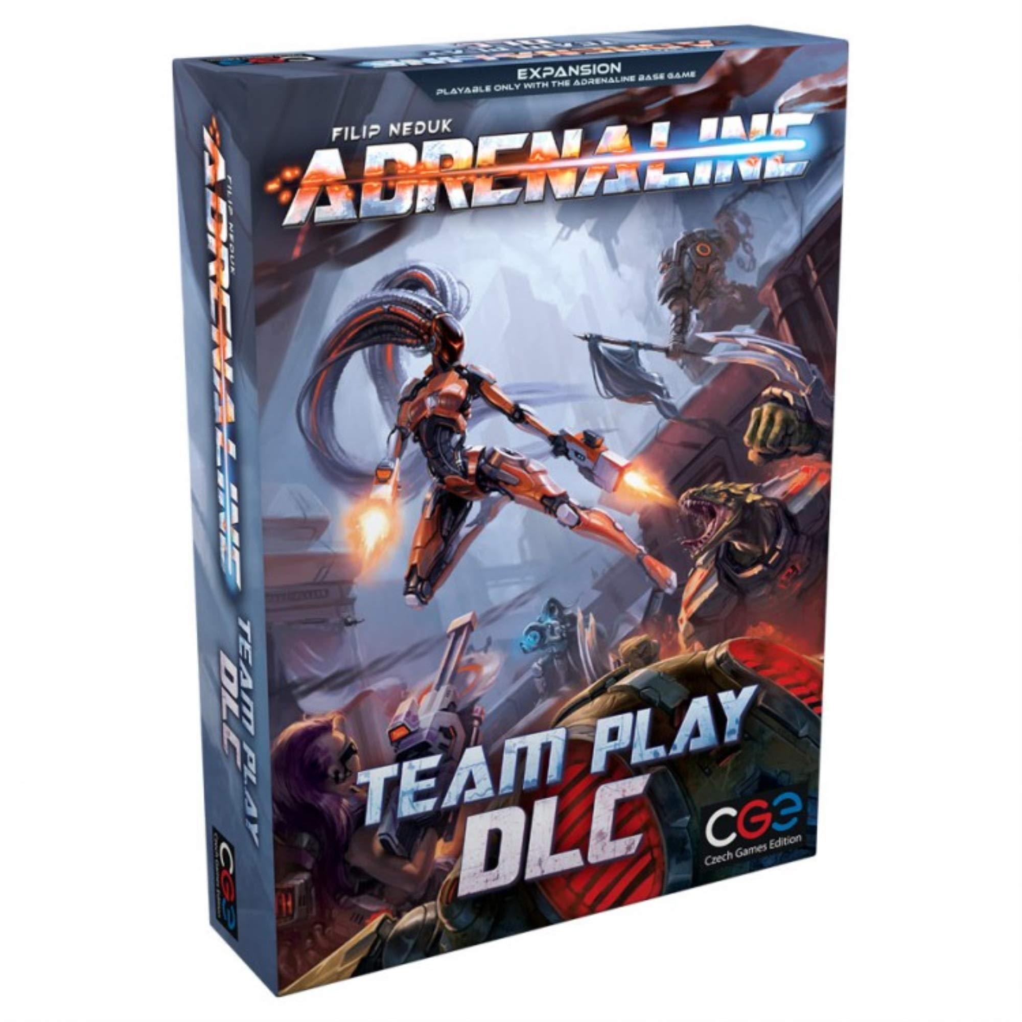 Czech Games Edition | Adrenaline: Team Play DLC | Board Game | Ages 12+ | 2 to 6 Players | 60 to 90 Minutes Playing Time