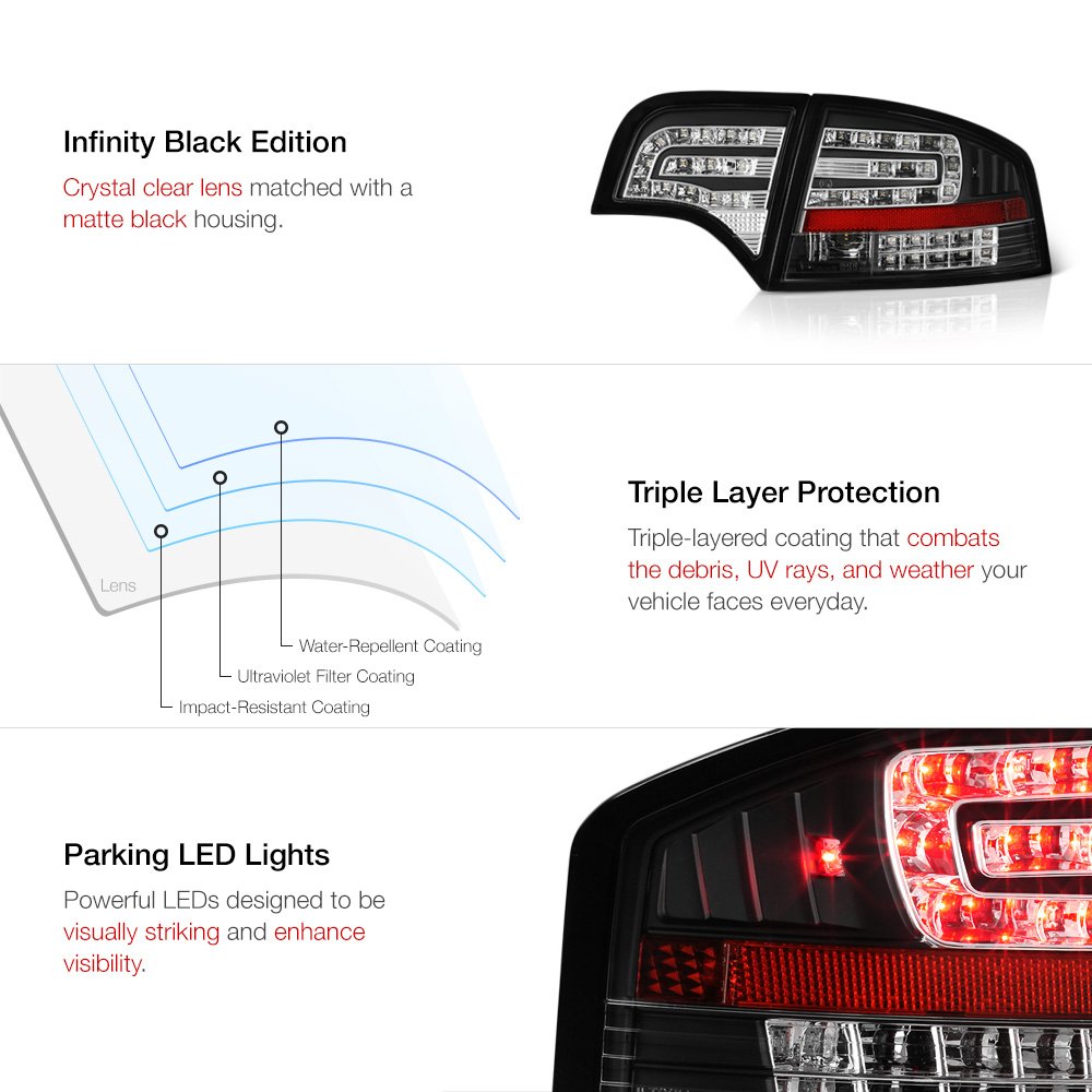 View 2005 Audi A4 Led Tail Lights