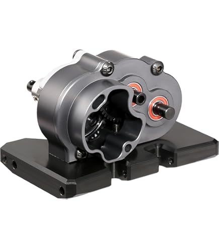 INTEGY Billet Machined Complete Rear Axle Assembly for Axial 1/10