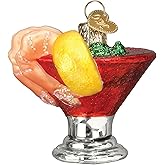 Old World Christmas Shrimp Cocktail Glass Blown Ornament for Christmas Tree, Handcrafted Holiday Decoration, Food Collection
